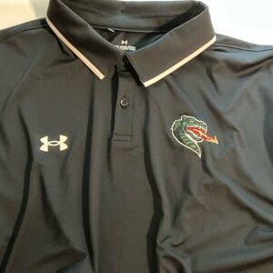 University of Alabama Birmingham Under Armour Men's Black Polo Shirt